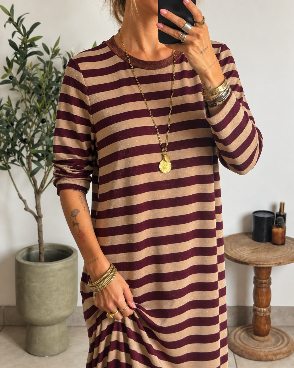 Robe Capri - Bordeaux