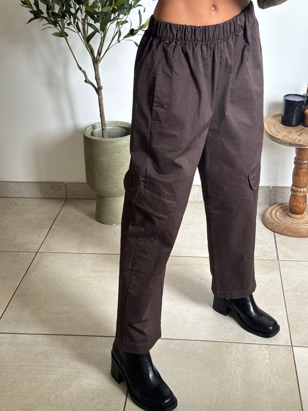 Pantalon Tess - marron