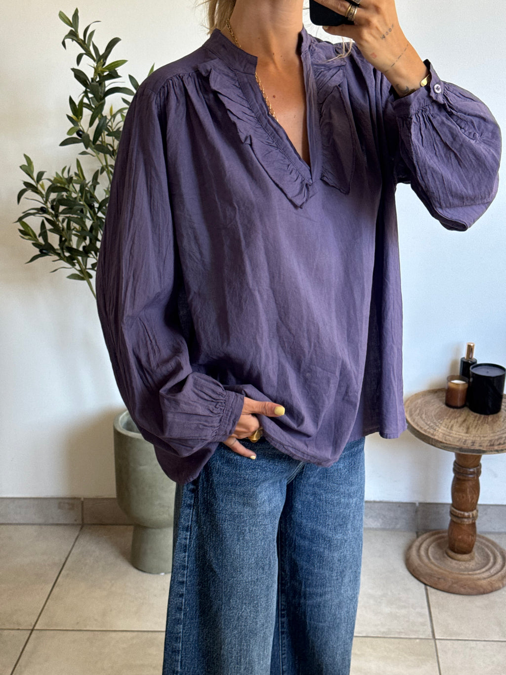 Blouse Lou - violette
