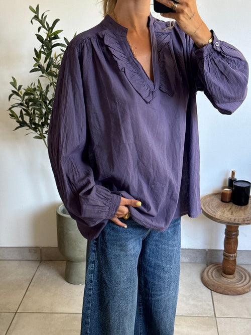 Blouse Lou violette