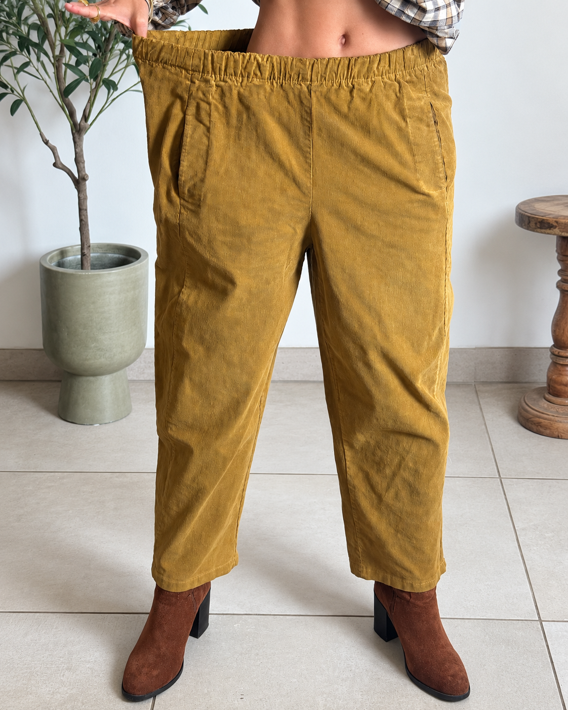 Pantalon Magic - Velours Palude