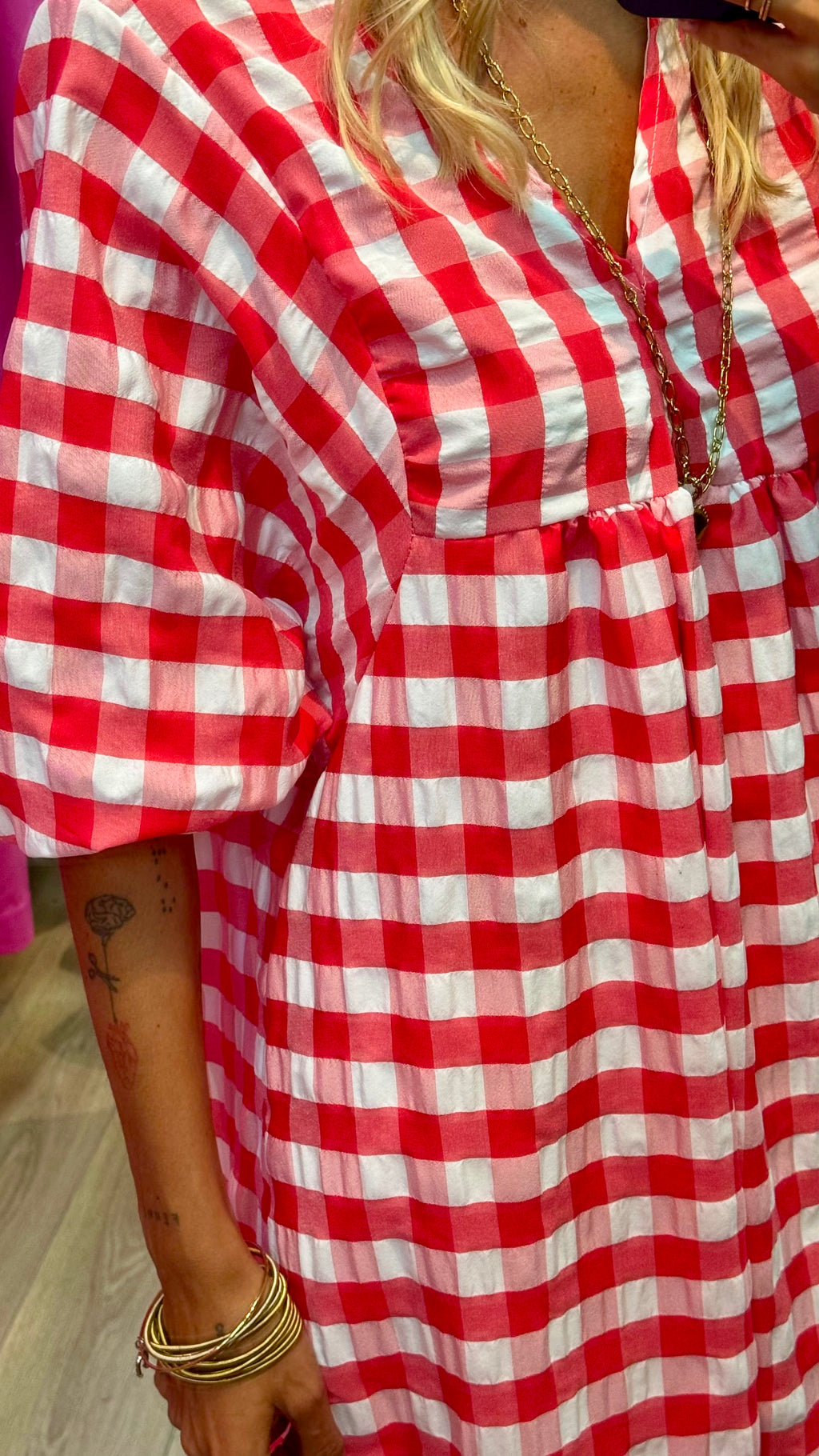 Robe Longue Femme Rouge – Coupe Fluide