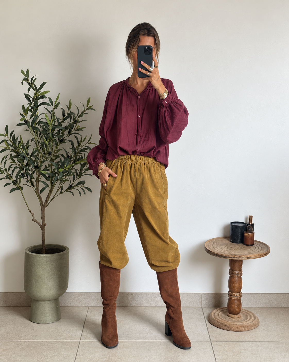 Pantalon Magic - Velours Palude