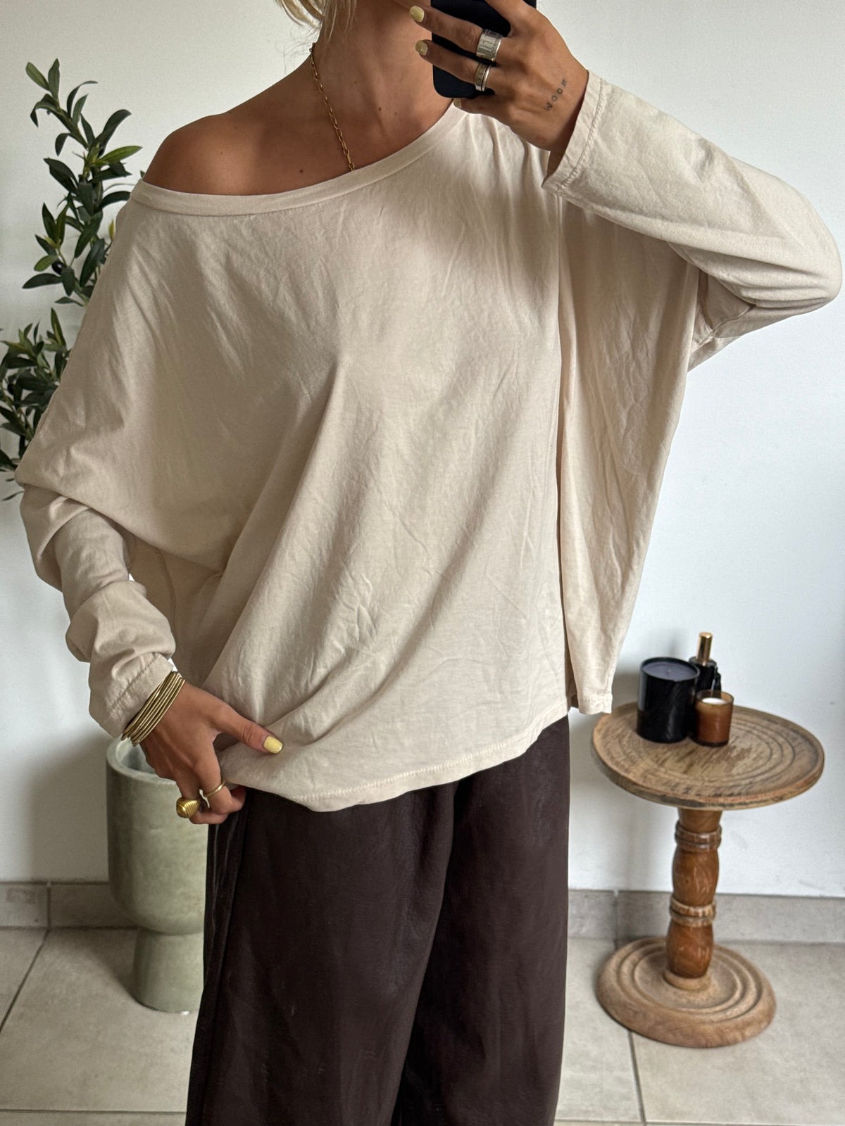 T-shirt Biba - écrue