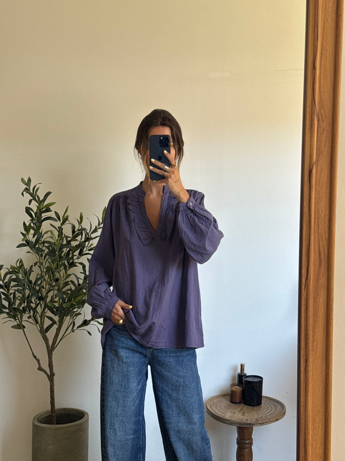 Blouse Lou violette