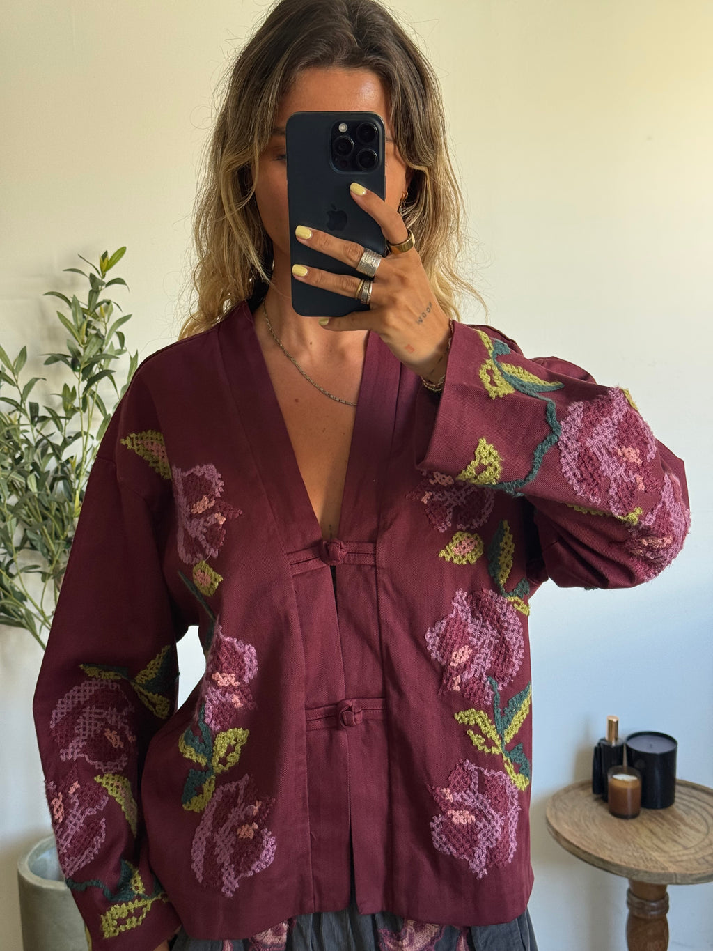 Kimono brodée