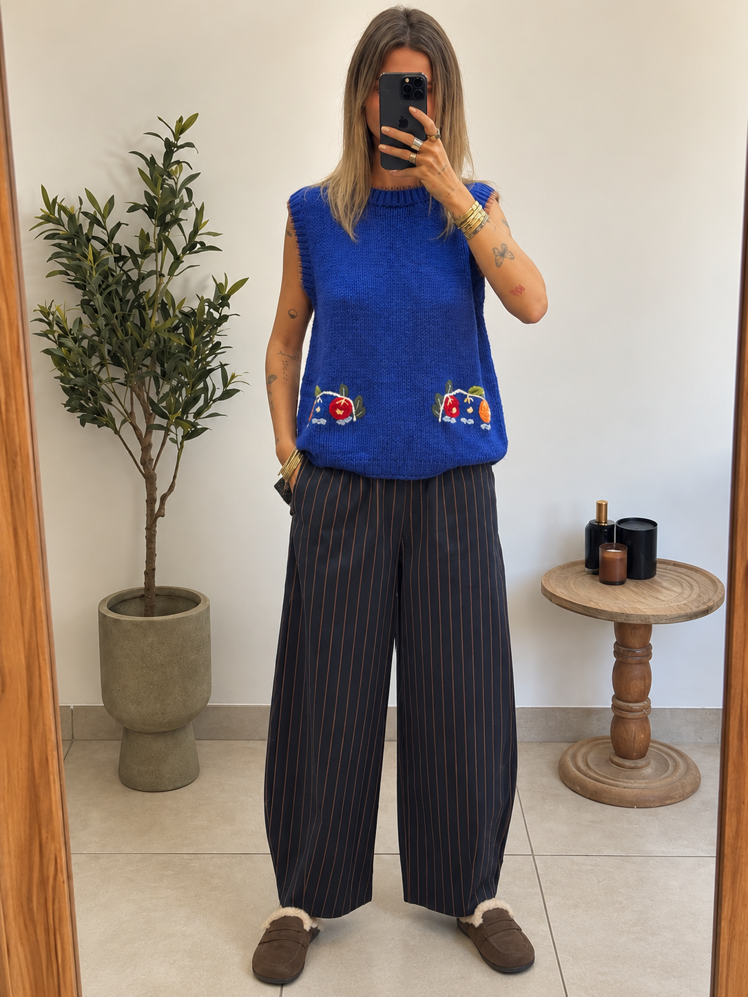 Pantalon Olyne – Marine