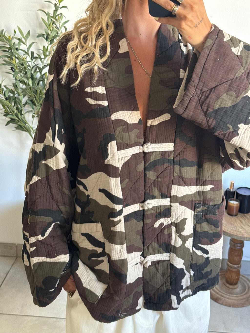 Veste kimono militaire