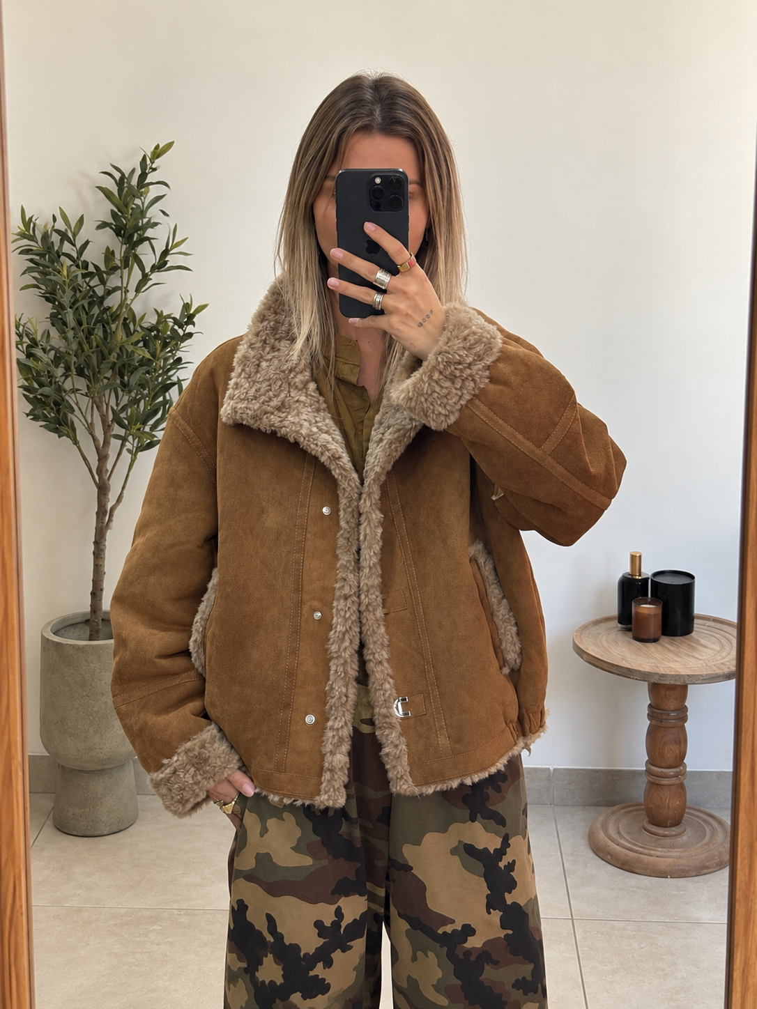 Veste Azélie femme à fermeture par attaches métalliques