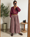 Pantalon Nélia - Bordeaux
