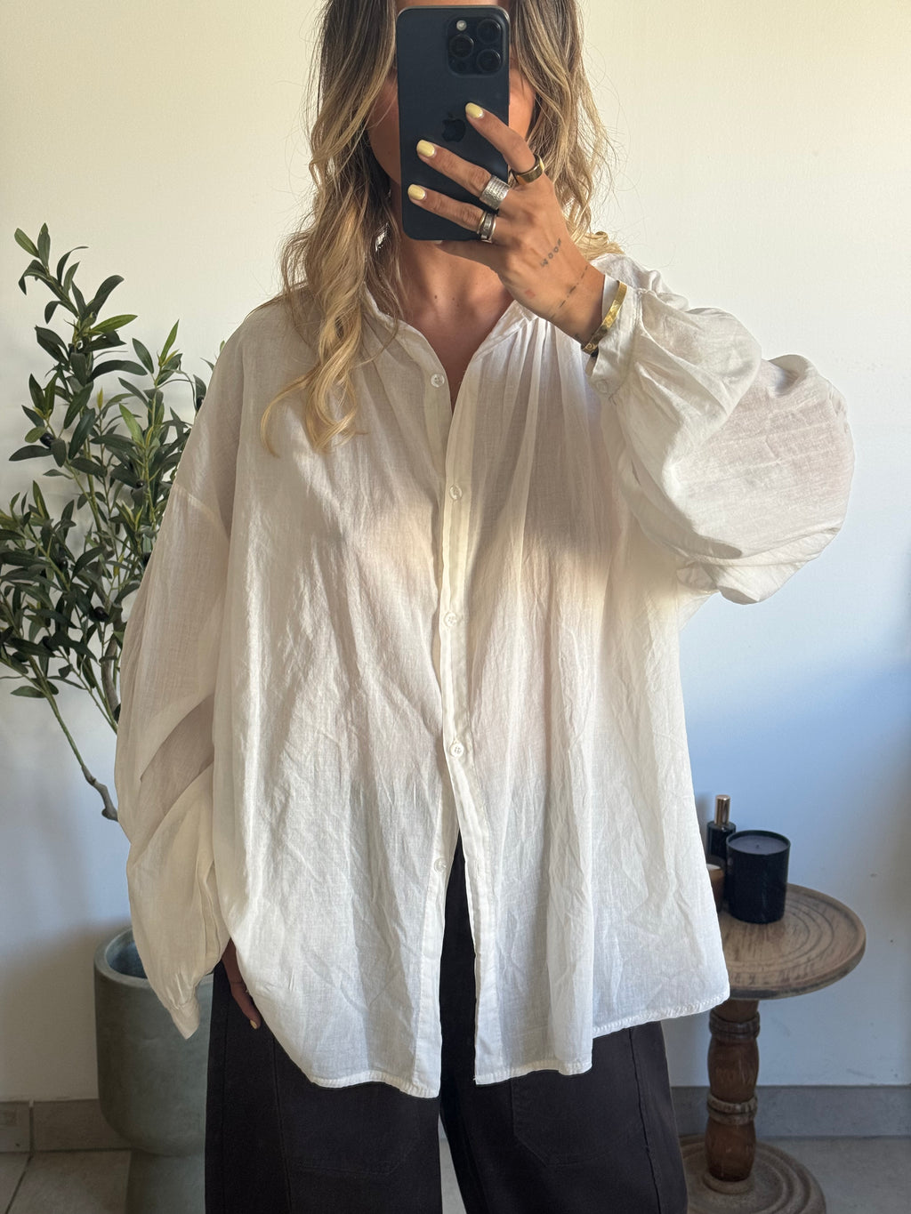 Chemise Élia blanche