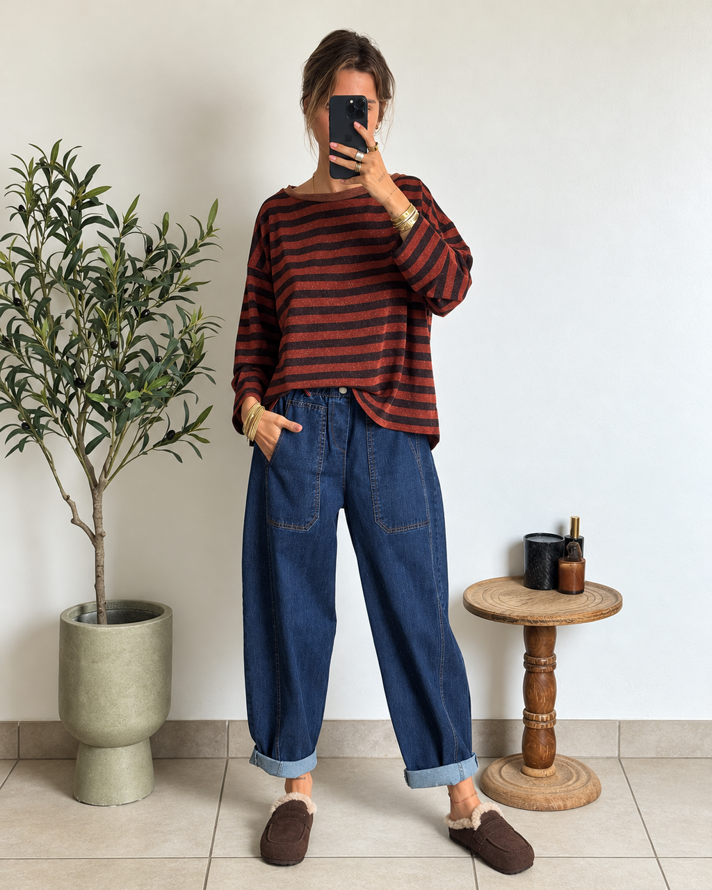 Pantalon Léo - Denim