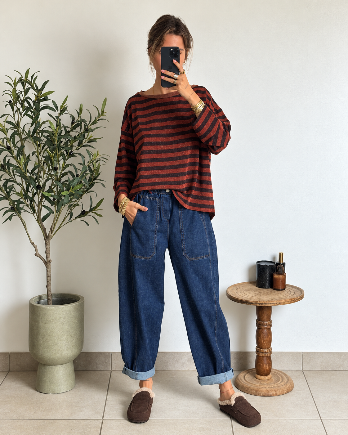 Pantalon Léo - Denim