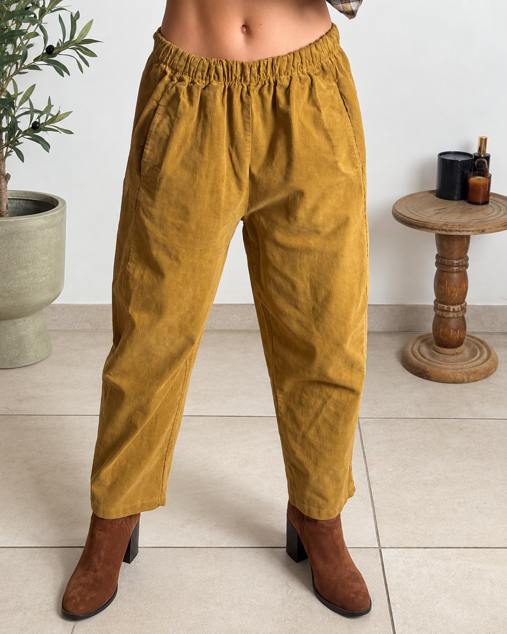 Pantalon Magic - Velours Palude