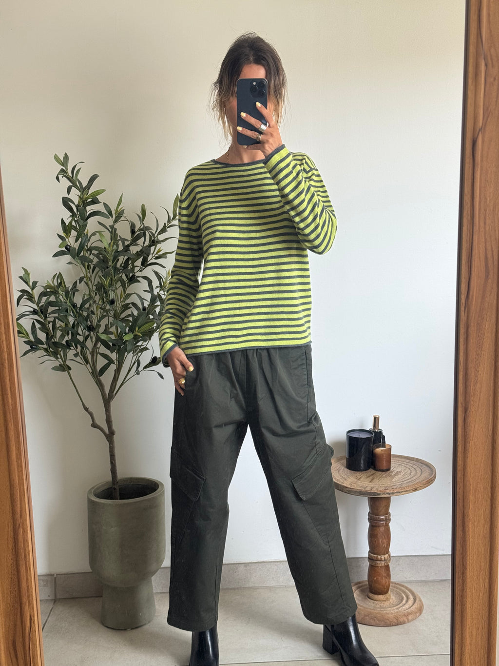 Pantalon Tess - kaki