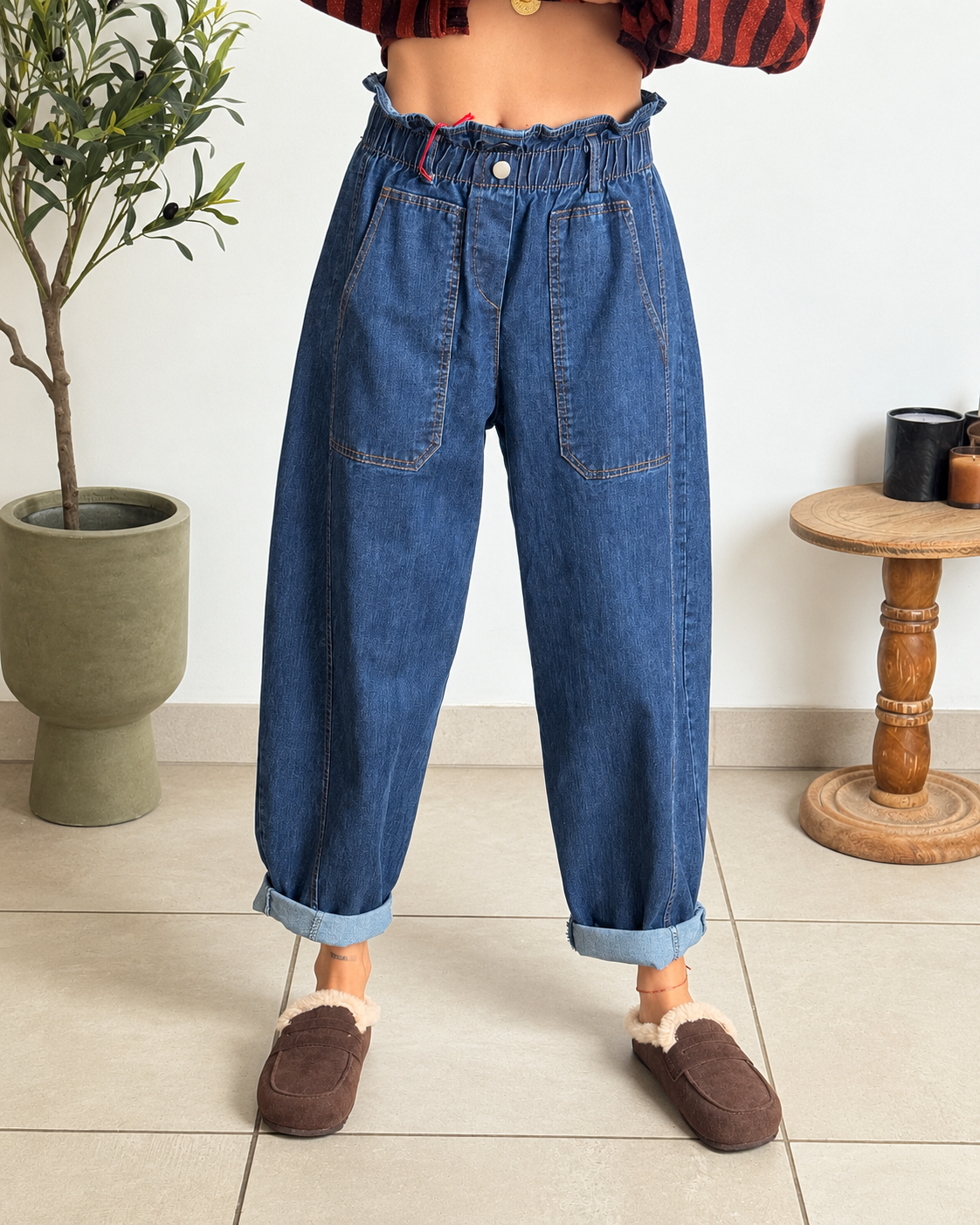 Pantalon Léo - Denim