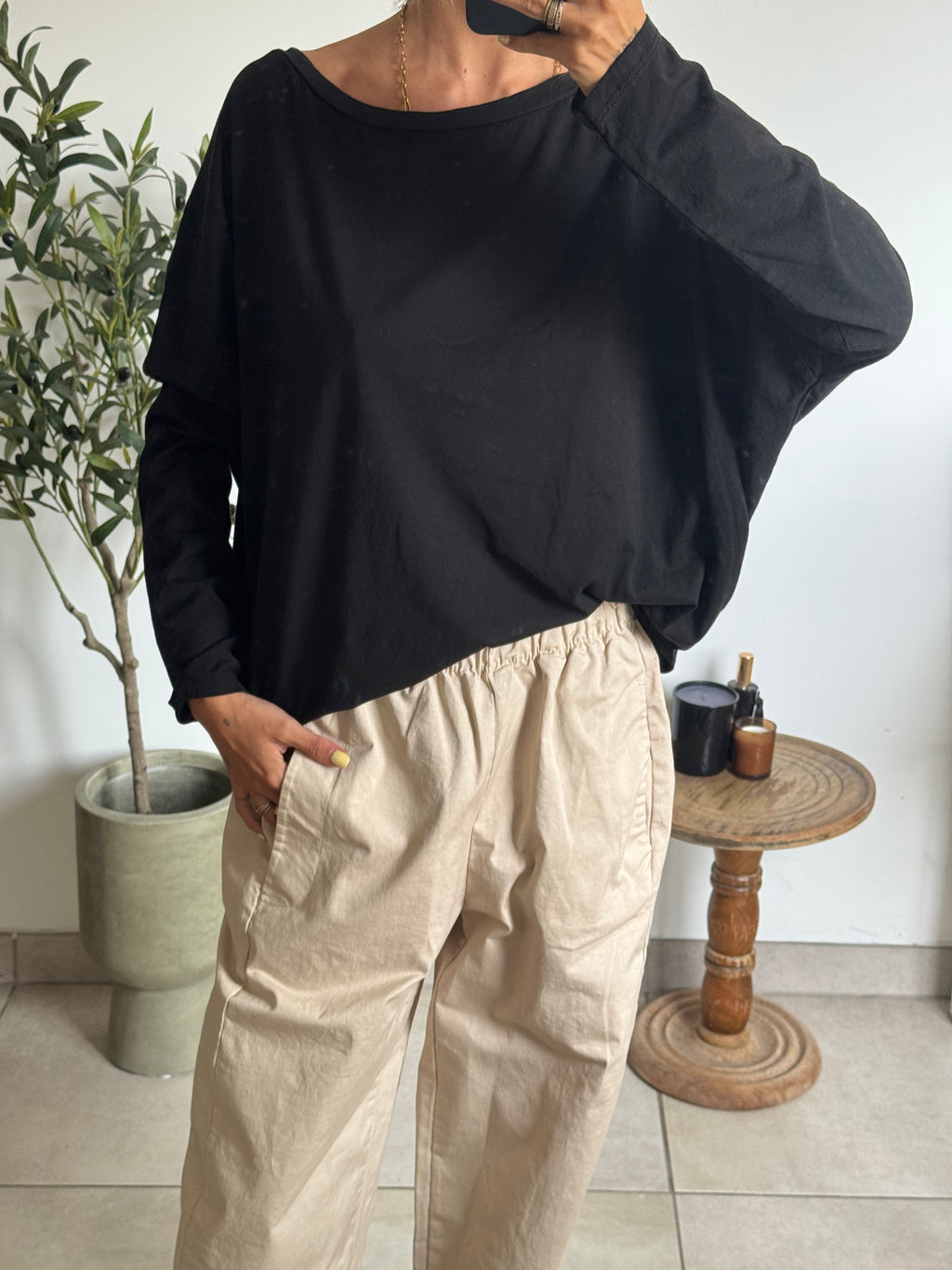 T-shirt Biba - noir