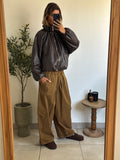 Blouson effet simili cuir