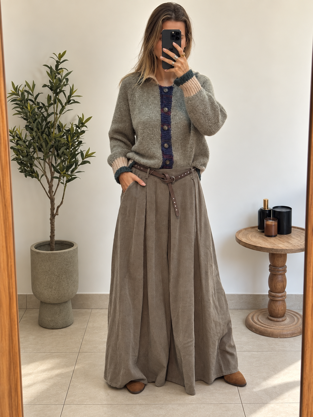 Pantalon Olyane - taupe