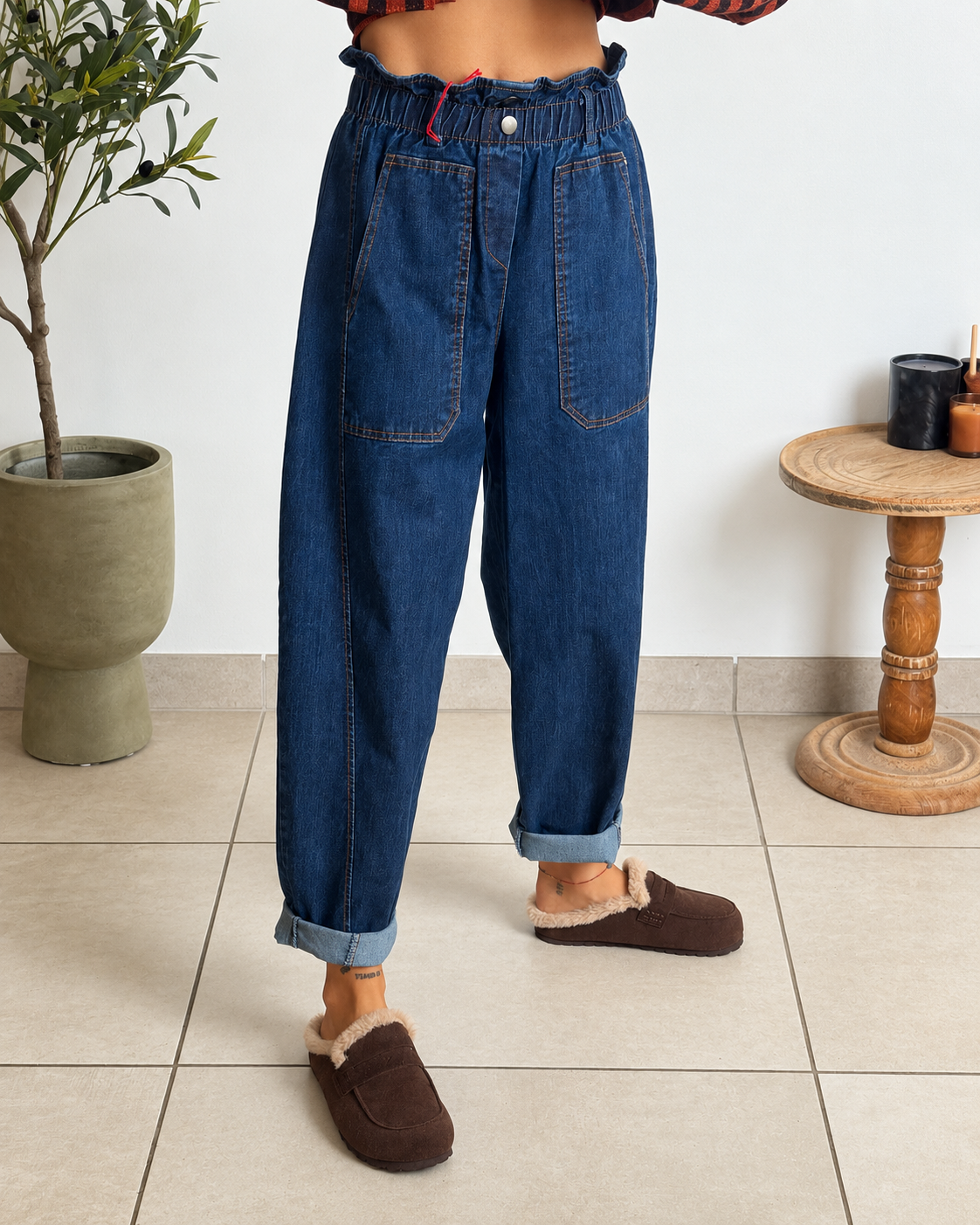 Pantalon Léo - Denim