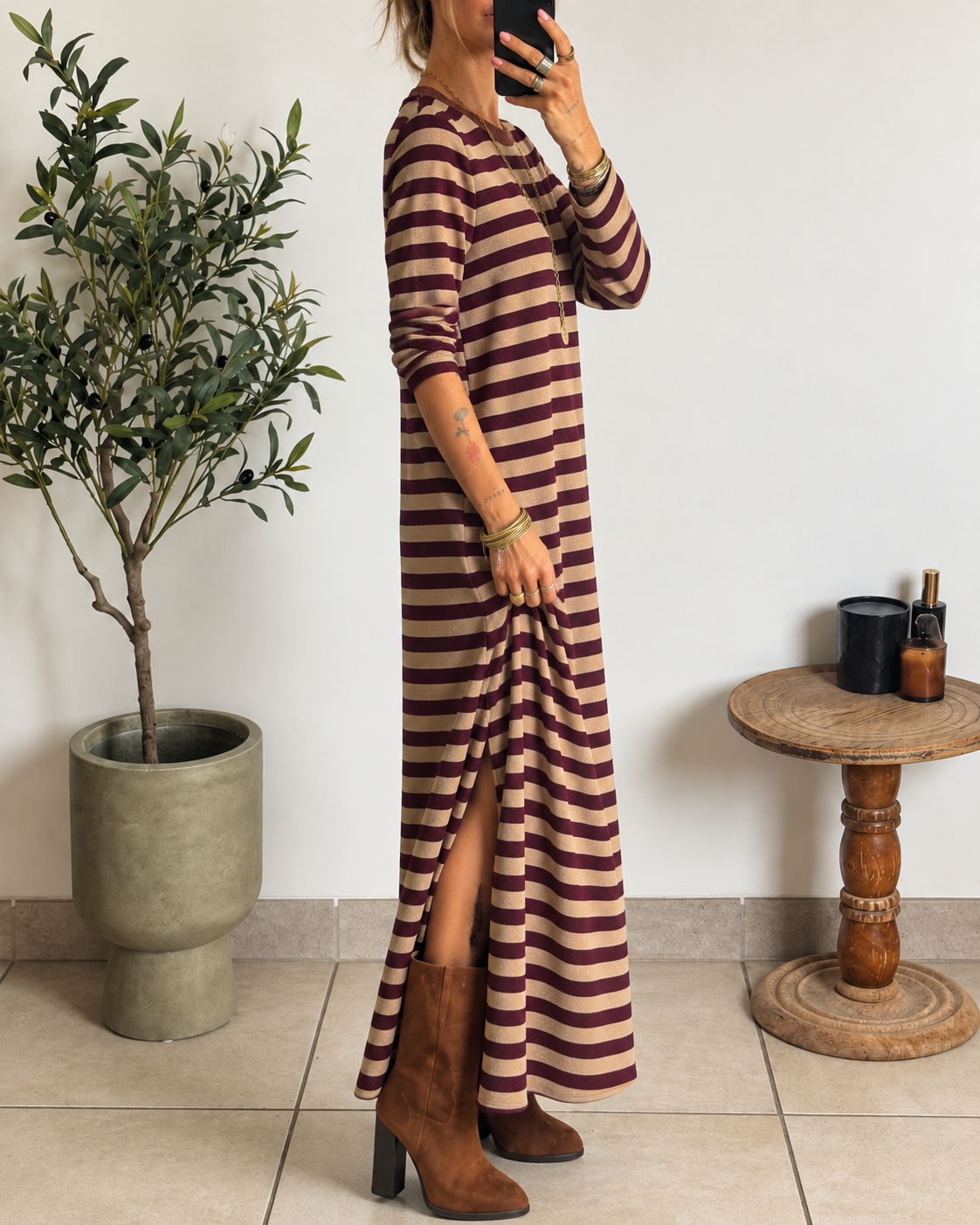 Robe Capri - Bordeaux