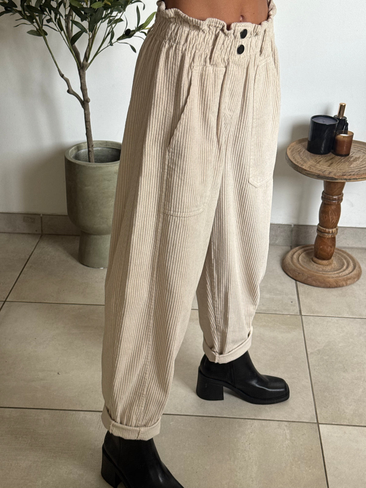 Pantalon Léo - beige