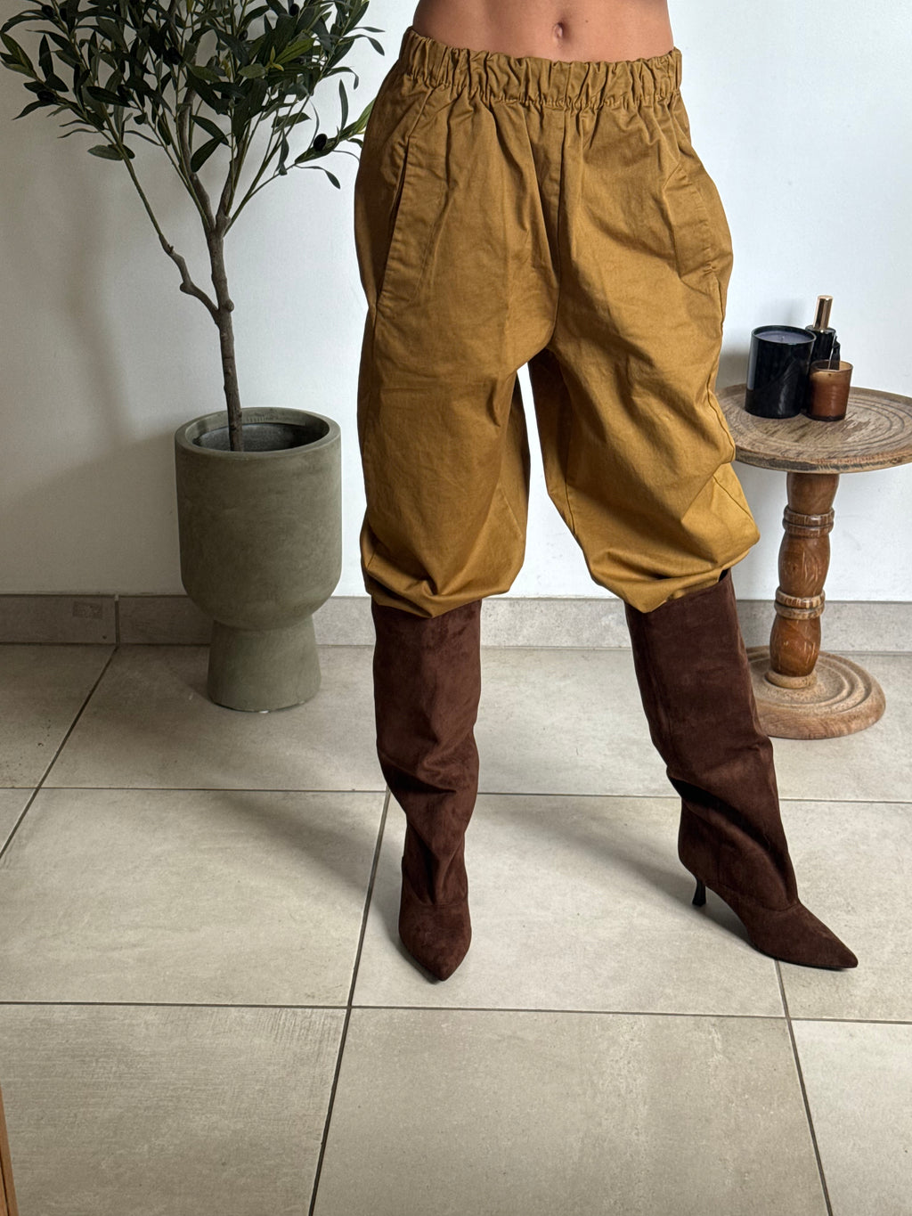 Pantalon magic - camel