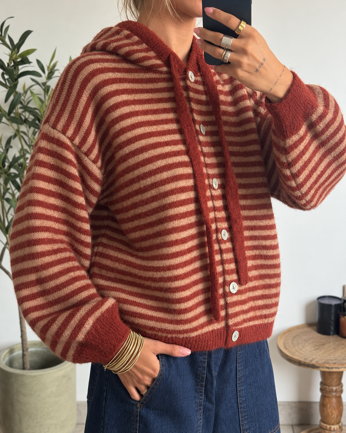 Gilet Capucine – Terracotta