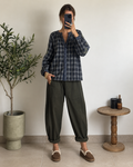 Pantalon Léo - Kaki