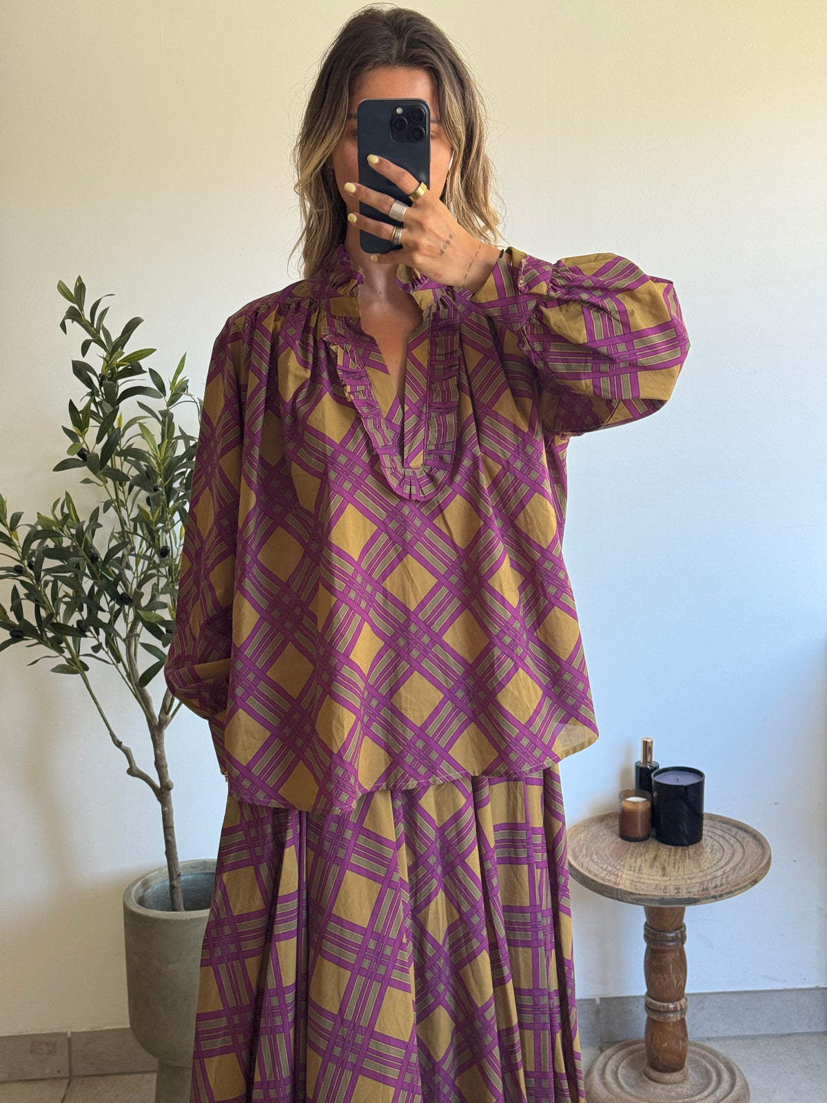 Blouse Lison fuchsia
