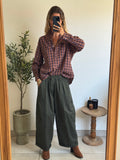 Pantalon cargo large