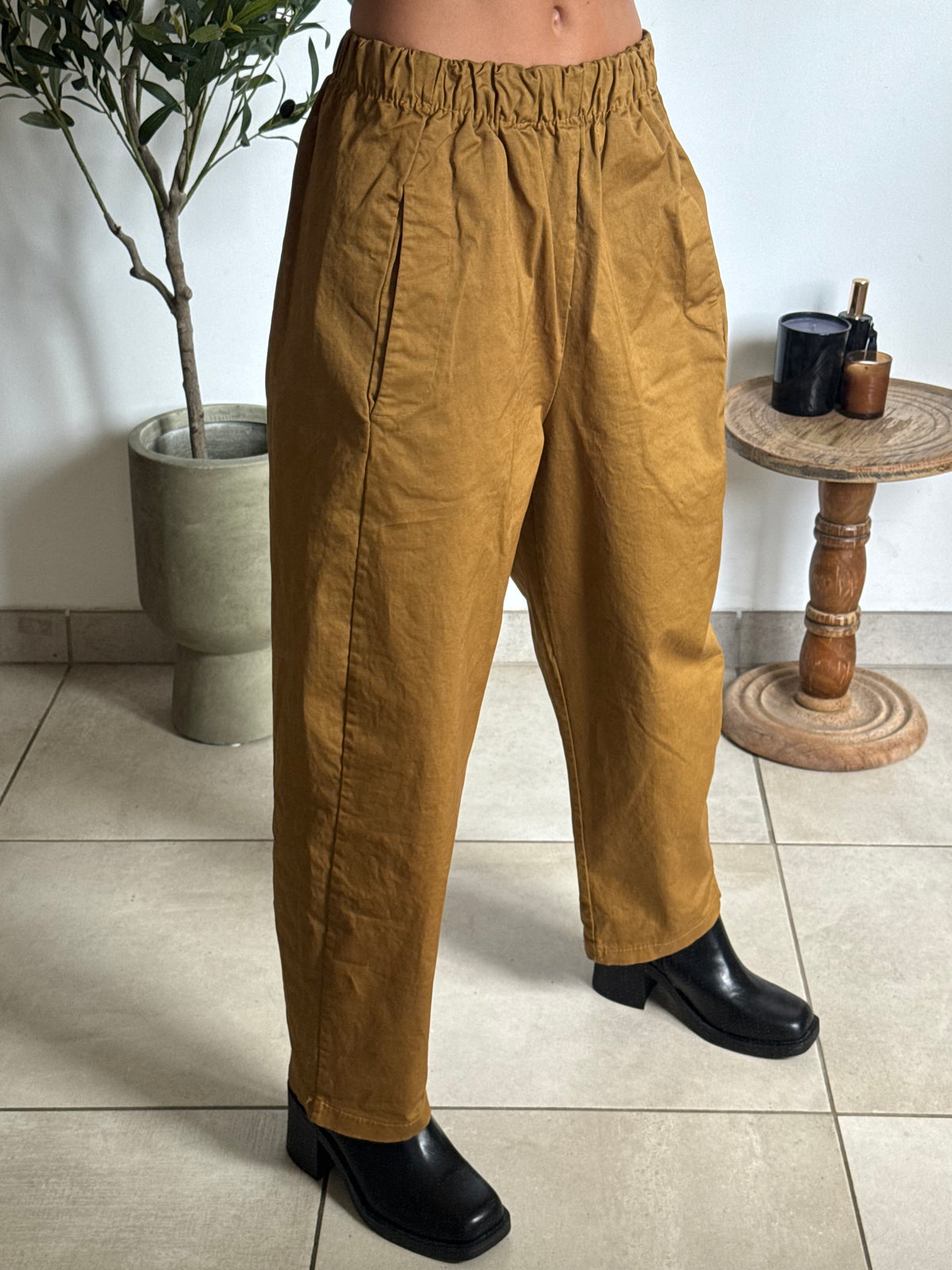 Pantalon magic - camel
