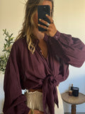 Chemise Élia prune