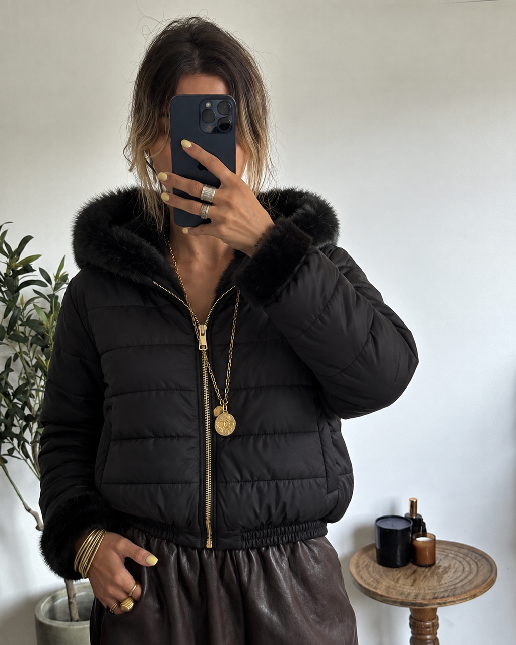 Veste réversible Livie - noir