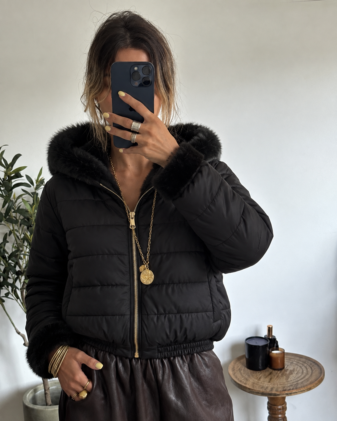 Veste réversible Livie - noir