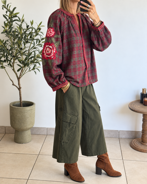 Blouse Naïla – Bordeaux