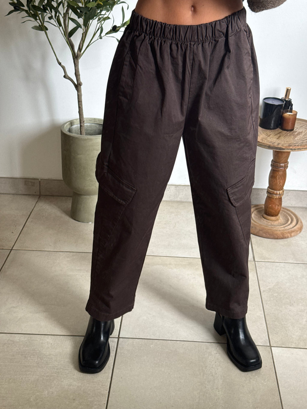 Pantalon Tess - marron