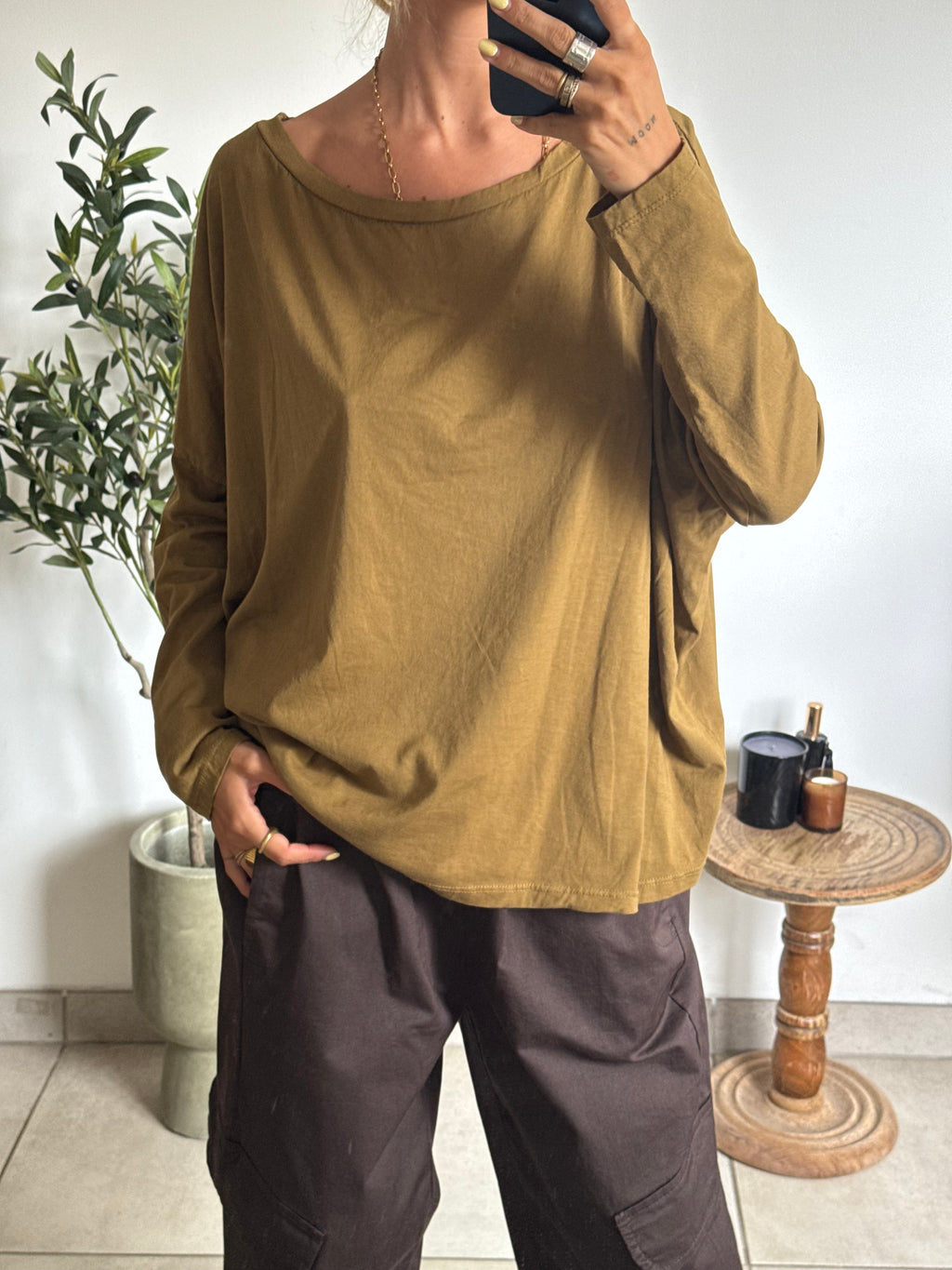 T-shirt Biba - kaki