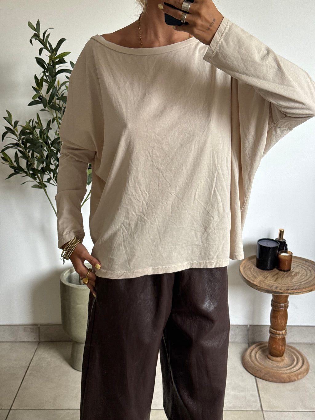 T-shirt Biba - écrue