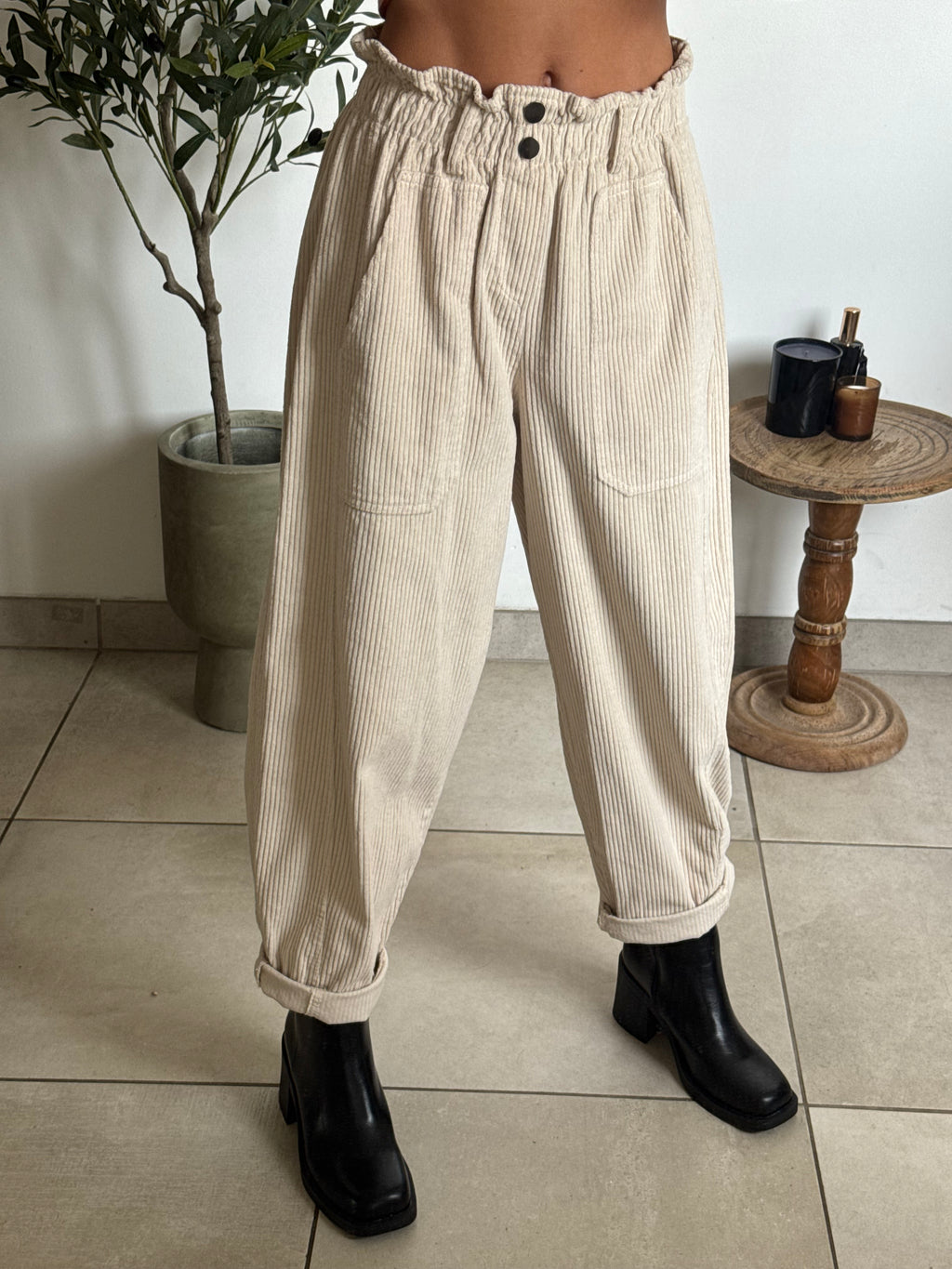 Pantalon Léo - beige