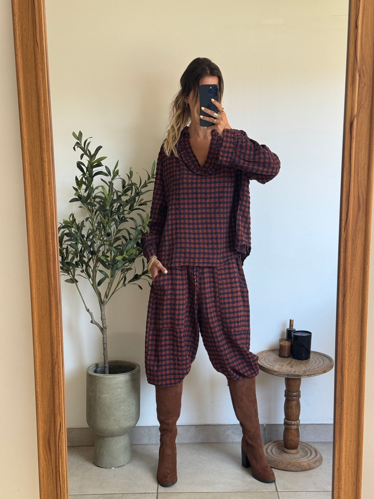 Pantalon Iris bordeaux
