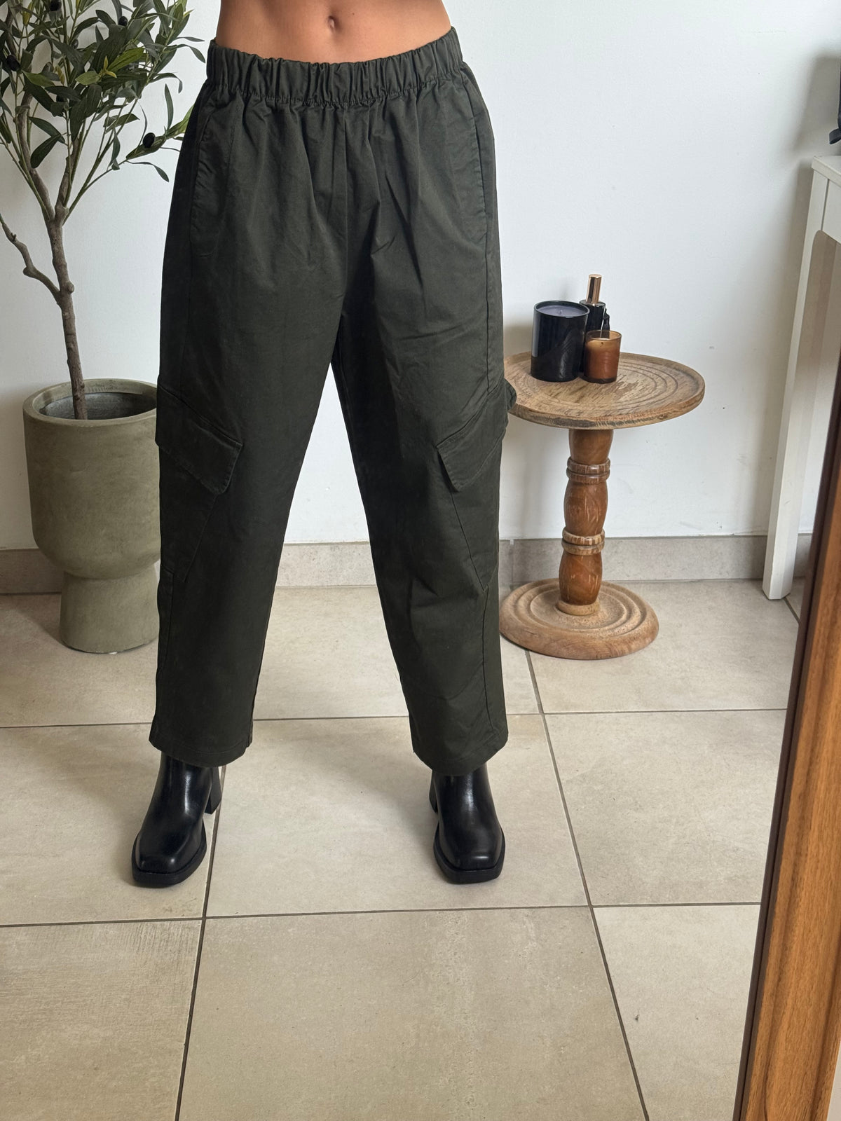 Pantalon Tess - kaki