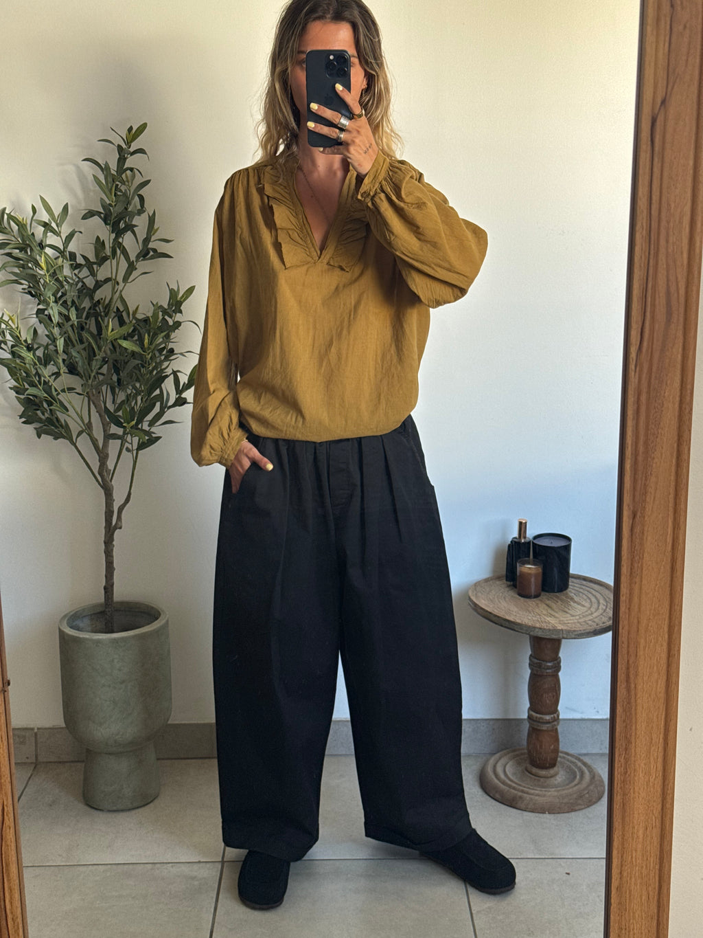 Pantalon large