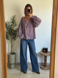 Blouse mauve