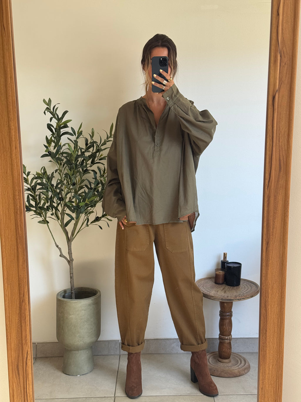 Pantalon Lou camel