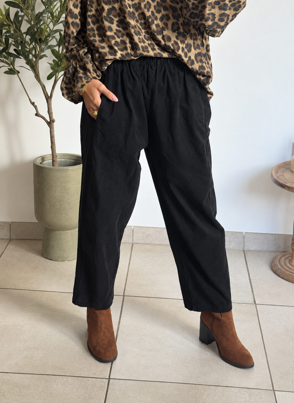 Pantalon Magic – Noir velours