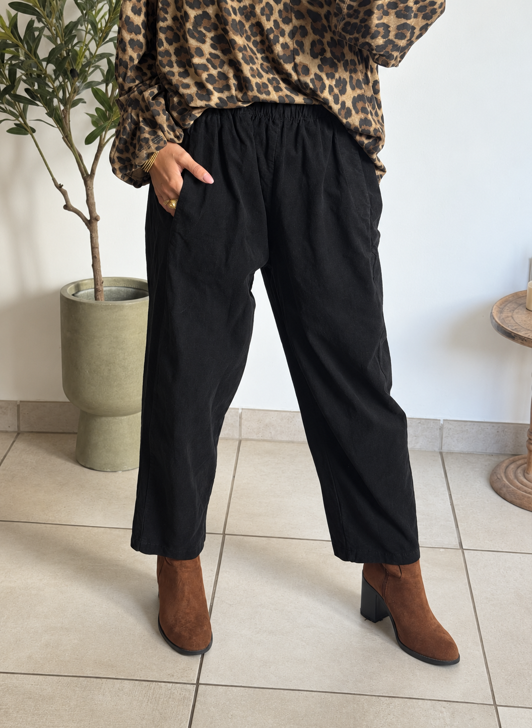 Pantalon Magic – Noir velours