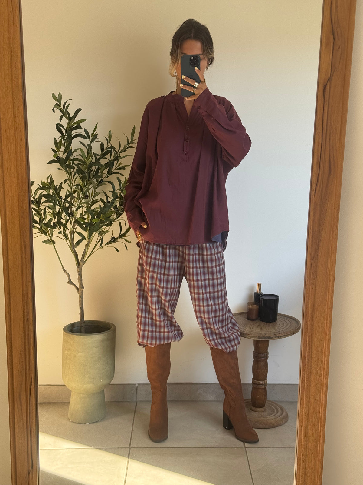 Pantalon Iris bordeaux