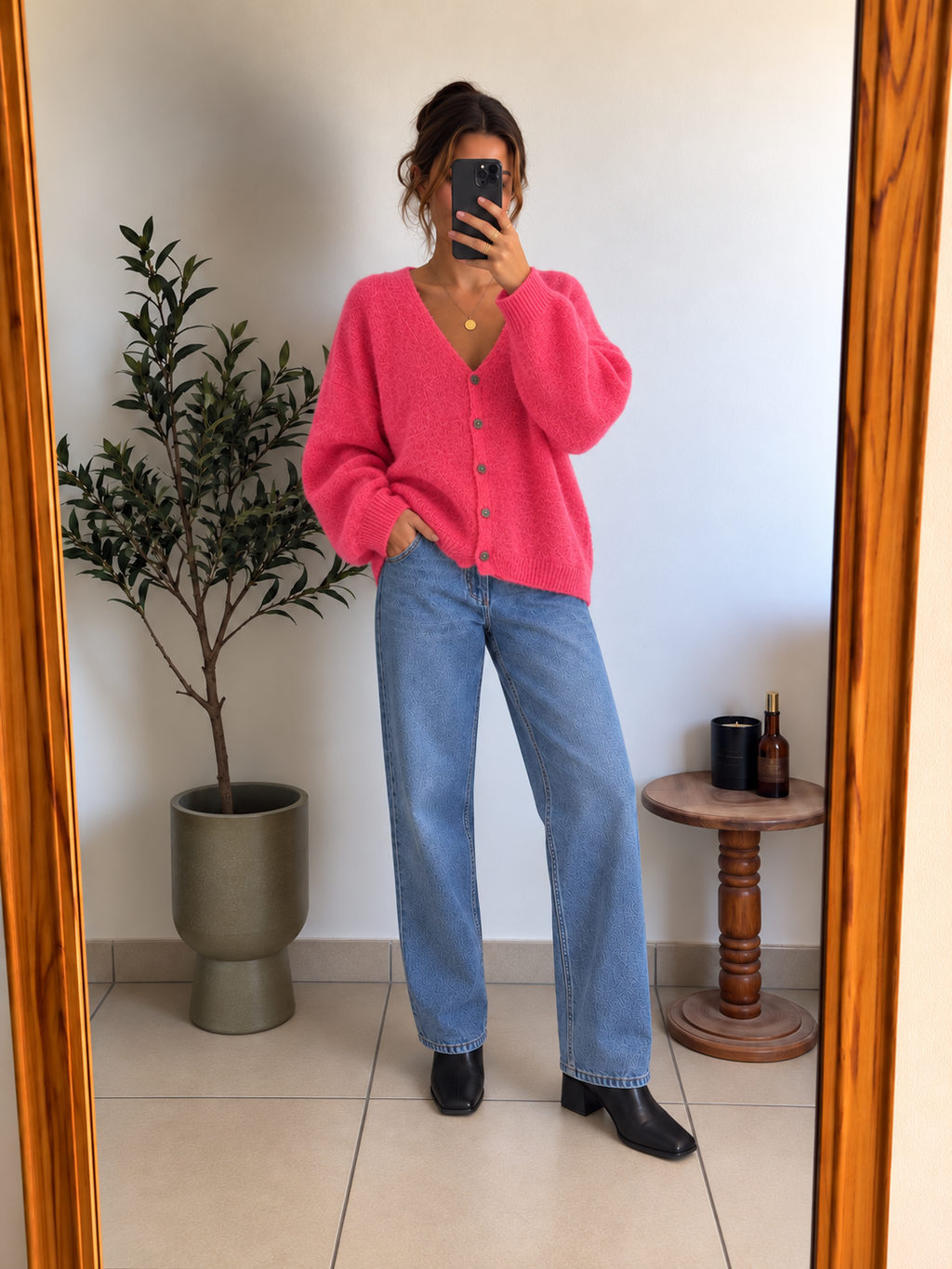 Gilet Isaline — Rose