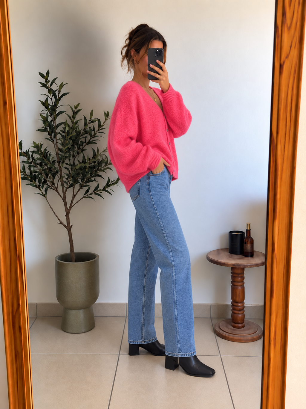 Gilet Isaline — Rose